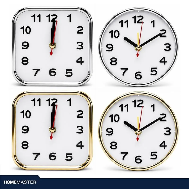 Clock Alarm 4 Assorted 9.5cm – image 4