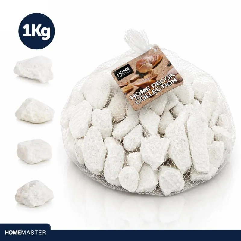 Decorative Pebble Stones White 1kg – image 4