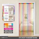 Curtain String Door Multi Colour 200cm X 90cm – image 2