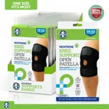 Support Premium Knee Wrap & Strap (Adjustable) - Neoprene – image 4
