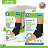 Support Premium Ankle Wrap & Strap (Adjustable) - Neoprene – image 4