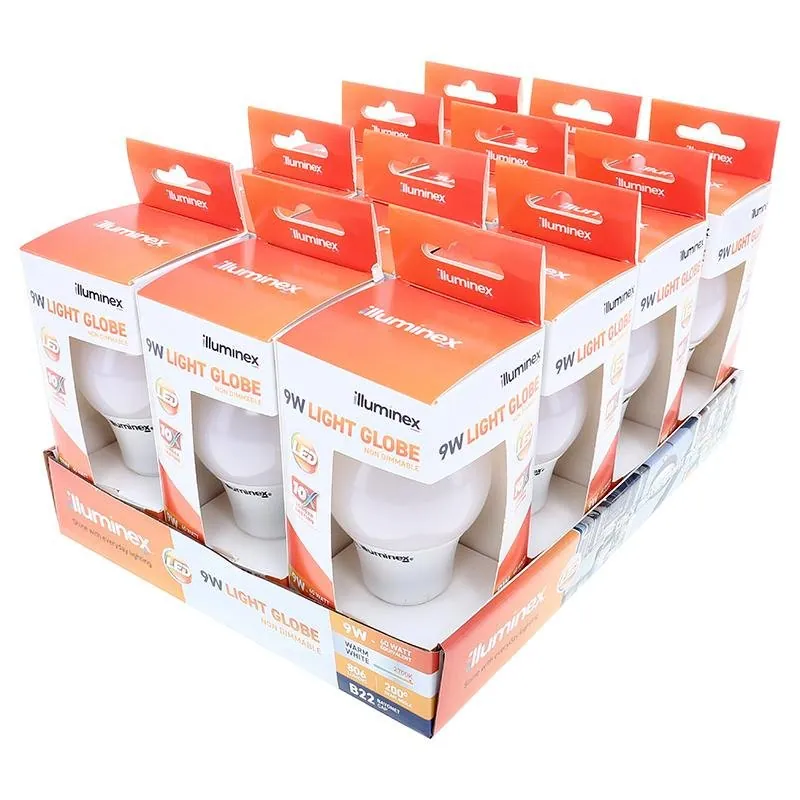Bulb 9W LED Light - Warm White - B22 (Bayonet) – image 3