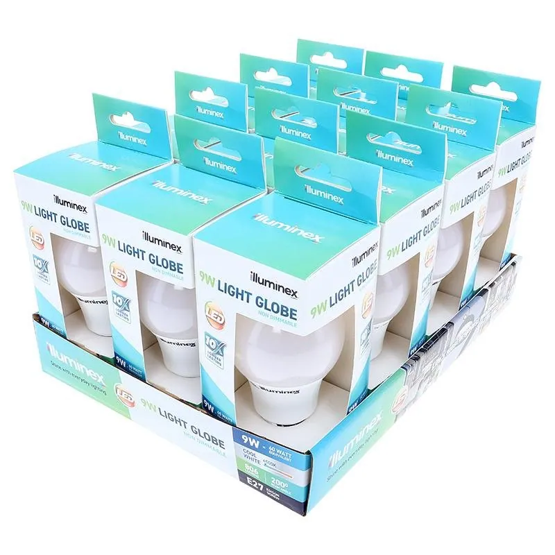 Bulb 9W LED Light - Cool White - E27 (Screw) – image 3