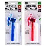 Fan Water Misting Mini Handheld 16.7cm Red & Blue – image 4