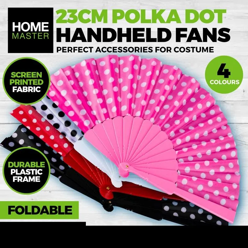 Fan Handheld Fold Out 23cm Height 42cm Wide (Open) – image 4