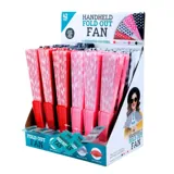 Fan Handheld Fold Out 23cm Height 42cm Wide (Open) – image 3