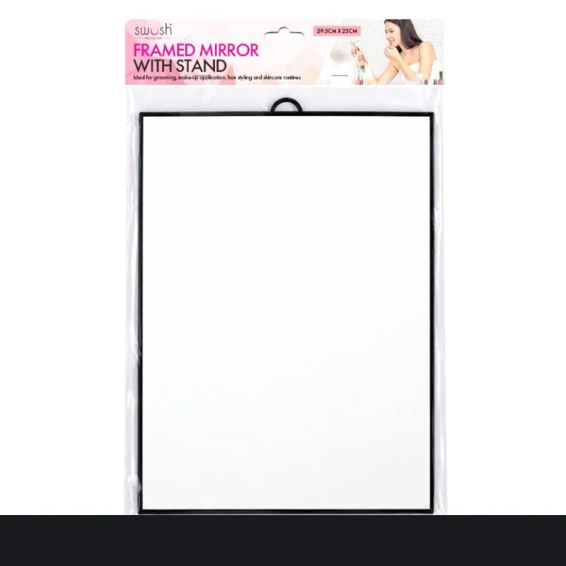 Mirror with Stand 29.5cm X 23cm – image 4