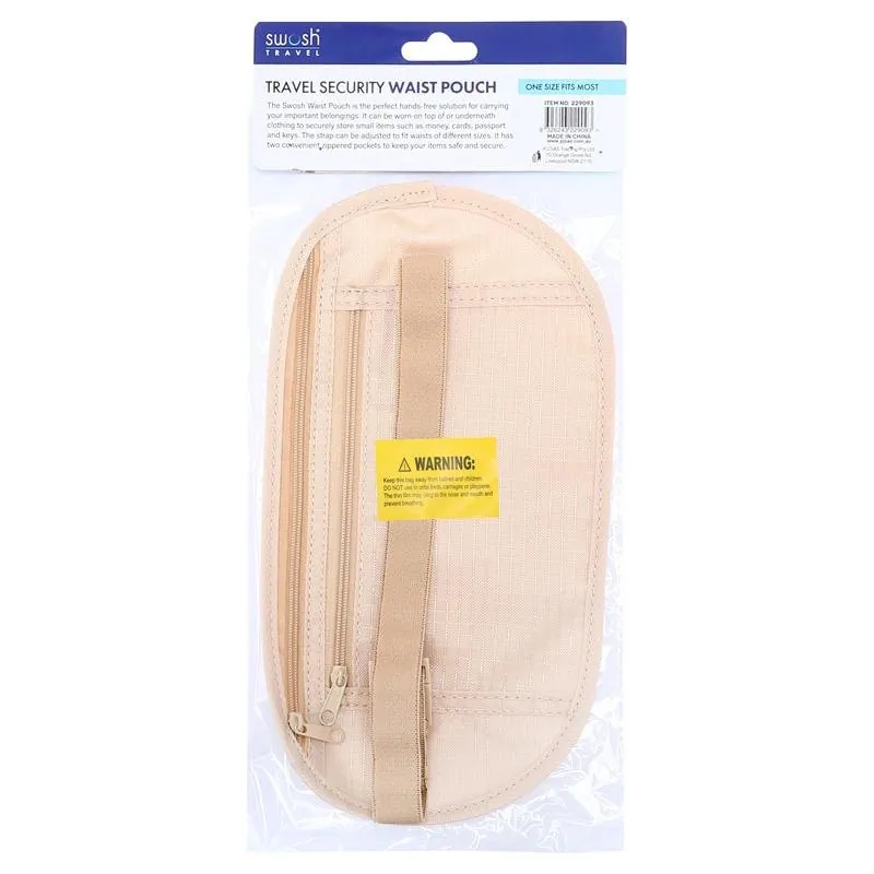 Bag Security Waist Pouch Passport Money Card Ticket Belt Bag Hidden Wallet – image 3