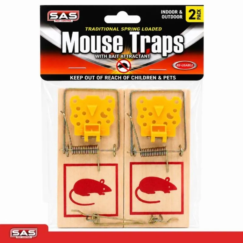 Mouse Trap Wooden 2pk 10cm X 4.5cm – image 4
