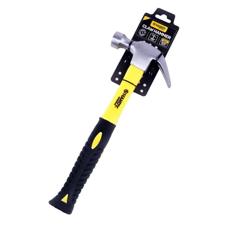 Hammer Claw Rubber Grip Black & Yellow 16oz – image 3