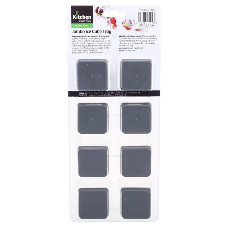Ice Cube Mould Tray 8 Large Slots - 25cm X 13cm – image 3