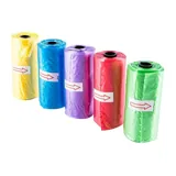 Dog Clean Up Refill Bags 5 Rolls X 15pc Bag Size 30cm X 14cm – image 1