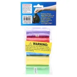 Dog Clean Up Refill Bags 5 Rolls X 15pc Bag Size 30cm X 14cm – image 3