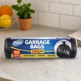 Garbage Bags Multi-Purpose 90l - 10pk - 80cm X 100cm - Black – image 2