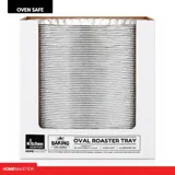 Foil Tray Large Oval Roaster 45.5cm X 36cm X 5.5cm (8.4L) – image 4