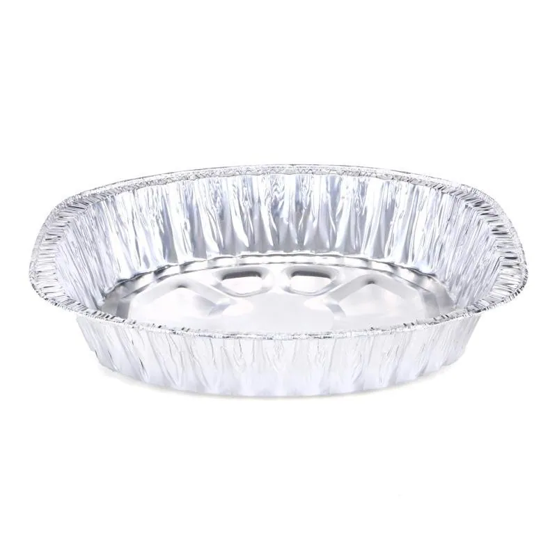 Foil Tray Large Oval Roaster 45.5cm X 36cm X 5.5cm (8.4L) – image 2