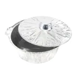 Foil Tray Bowl with Lid 29cm X 12cm – image 1