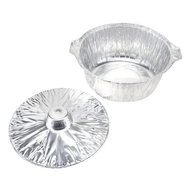 Foil Tray Bowl with Lid 29cm X 12cm – image 3
