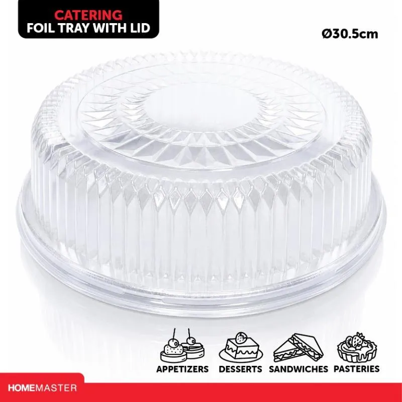 Foil Tray with Lid Catering Ø30.5cm – image 4