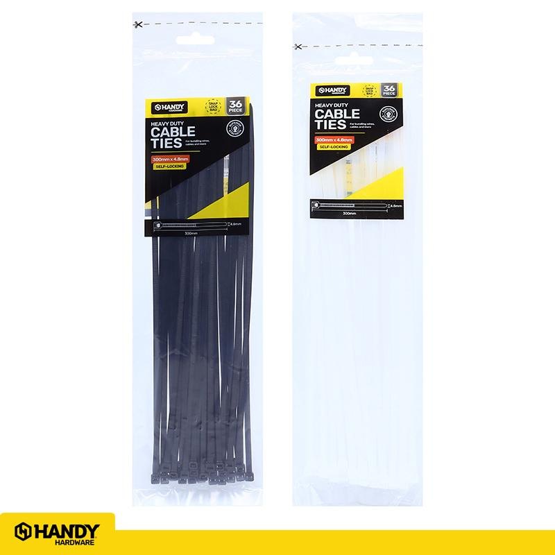 Cable Ties 300mm (36 Pack, Black or Clear) — photo 3 of 4