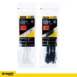 Cable Ties Black & Clear Assorted in Carton Assorted Size 75pc – image 3