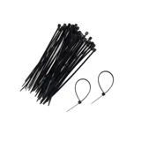 Cable Ties Black & Clear Assorted in Carton 100mm X 2.5mm 200pc – image 1