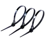 Cable Ties Releasable Black 150mm X 3.6mm 40pc – image 1
