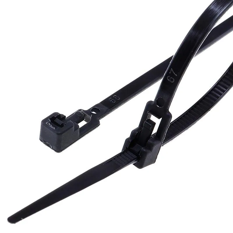 Cable Ties Releasable Black 150mm X 3.6mm 40pc – image 2