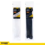 Cable Ties Black & Clear Assorted in Carton Heavy Duty Wide 295mm X 8mm 20pc – image 3
