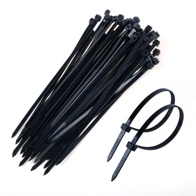 Cable Ties Bulk Pack Black & Clear Assorted in Carton 200mm X 4.5mm 200pc