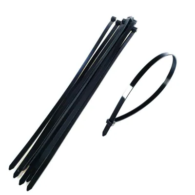 Cable Ties Black & Clear Assorted in Carton Extra Wide Heavy Duty 600mm X 12mm 10pc