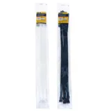 Cable Ties Black & Clear Assorted in Carton Extra Wide Heavy Duty 600mm X 12mm 10pc – image 2