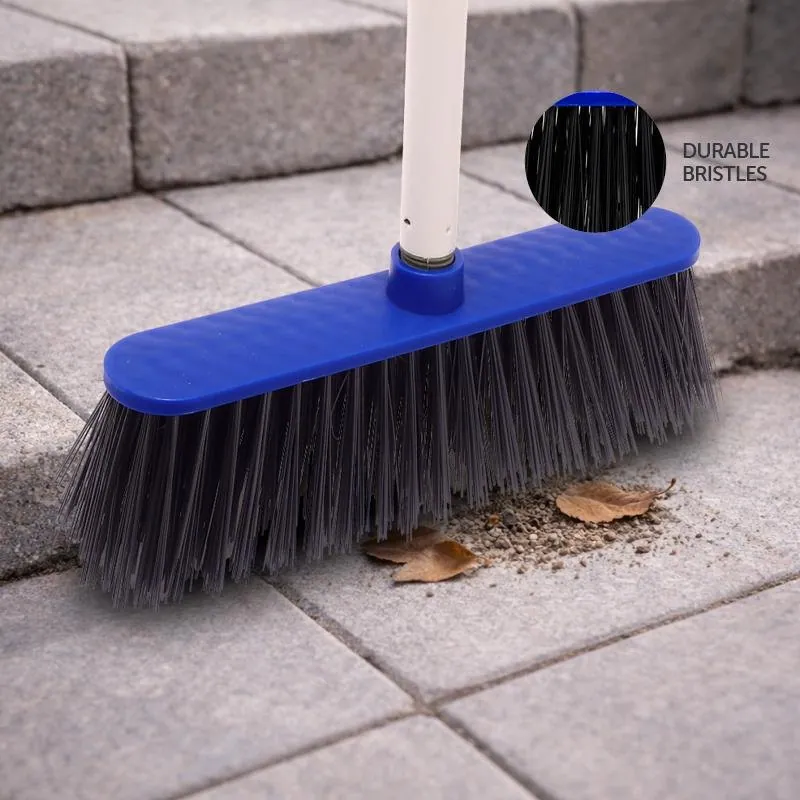 Broom Outdoor Multi-Purpose Hard Bristle 1.2m Handle - 300mm Head – image 2
