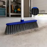 Broom Indoor Multi-Purpose Soft Bristle 1.2m Handle - 300mm Head – image 2