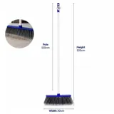 Broom Indoor Multi-Purpose Soft Bristle 1.2m Handle - 300mm Head – image 1