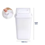 Swing Top Bin 5l Capacity - White – image 1