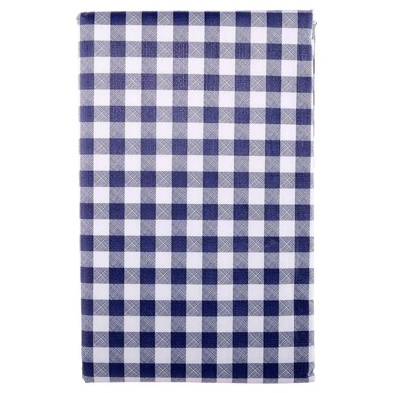 Tablecloth Chequered Print Rectangular Peva, 130cm X 175cm (Seats 4-6) – image 2