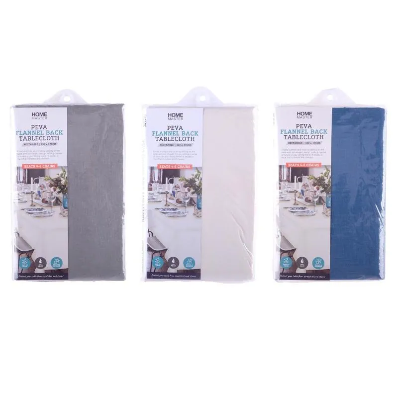 Tablecloth Solid Plain Rectangular Peva, 130cm X 175cm (Seats 4-6) – image 4