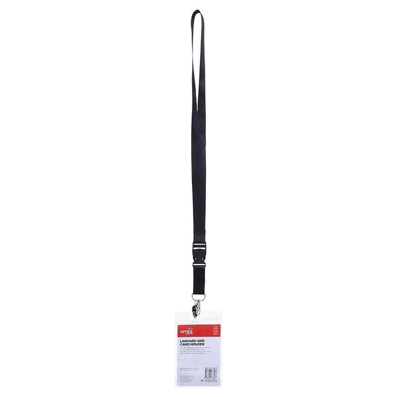 Lanyard & Card Holder (Internal Size 78mm X 108mm) 4 Assorted Colours – image 3