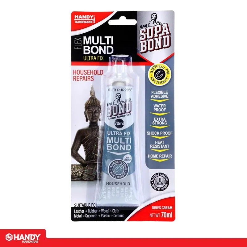 Glue Multi Bond Ultra Fix 70ml (Dries Amber) – image 4