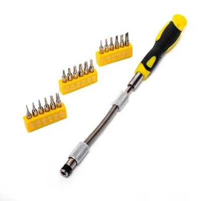 Tool Accessories Precision Bits Set Magnetic Assorted Sizes 18pc