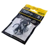 Bag of Round Screw Hooks Black PVC 38mm X 53mm 10pc – image 2