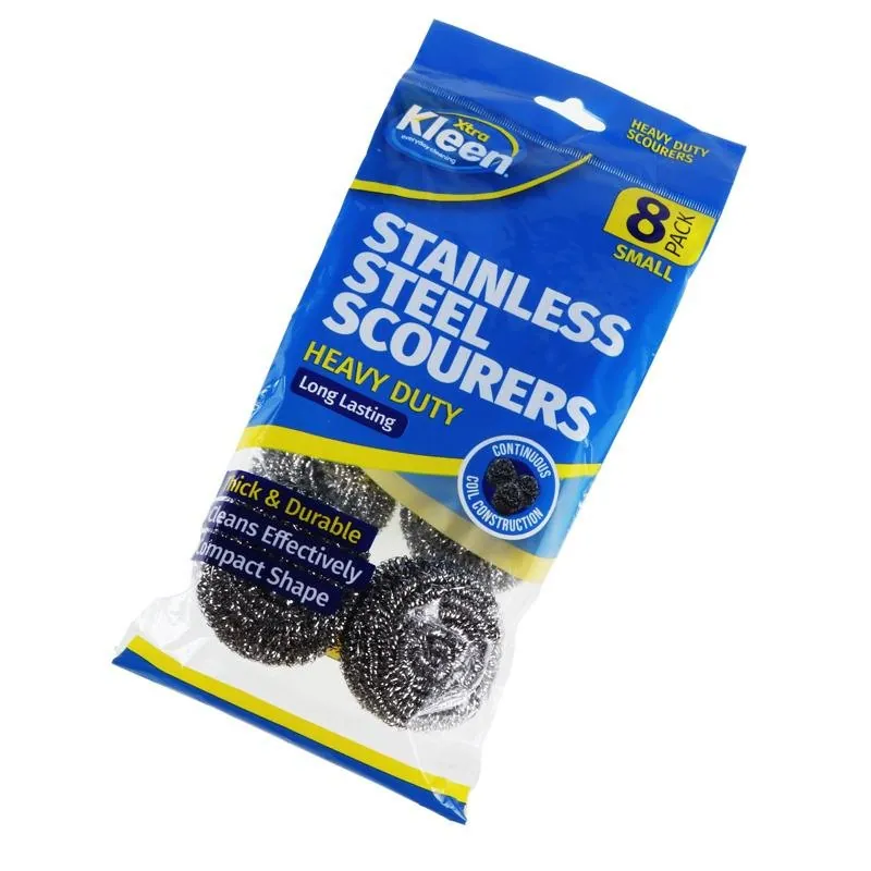 Stainless Steel Scourer 8pk - 15g Per/pc – image 3