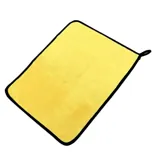 Microfibre Car Cloth Double Layer Yellow & Black 50cm X 50cm – image 1