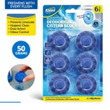 Toilet Deodorising Cistern Blocks 6pk X 50g Each – Ocean Breeze – image 4