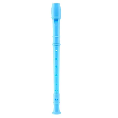Musical Recorder Plastic 8-Hole Colour Pink, Blue, White