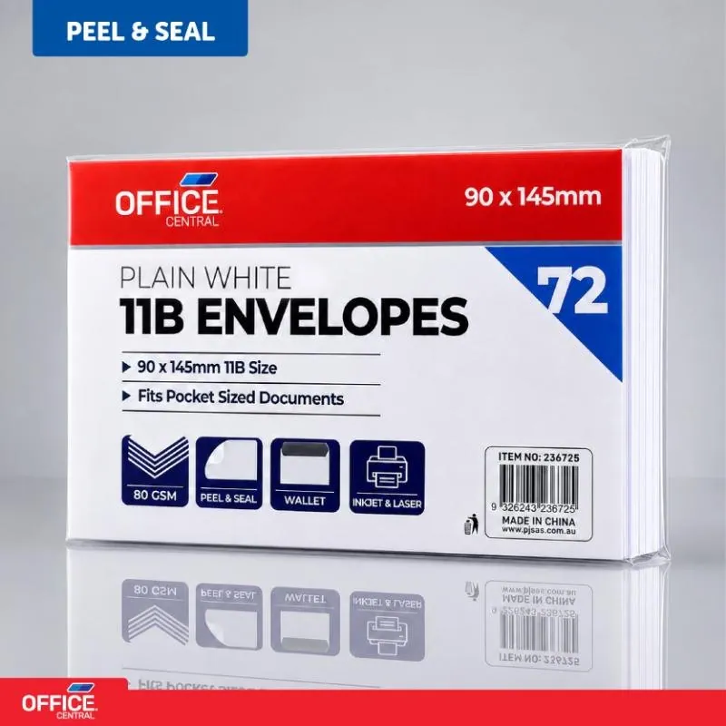 Envelope 11B 90x145mm 72pk – image 2