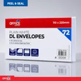 Envelope DL 110 X 220mm 72pk – image 2