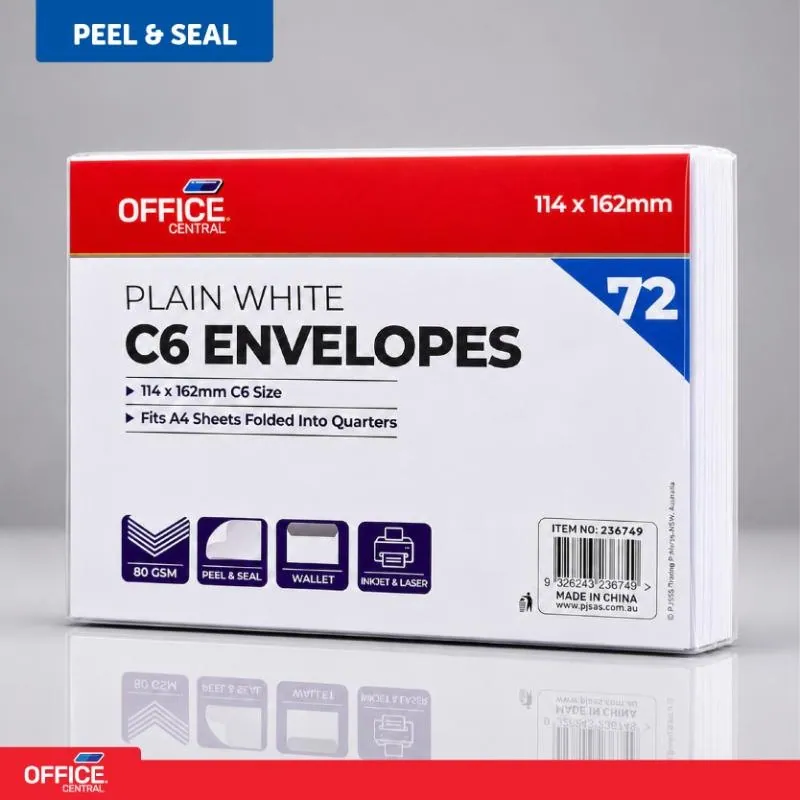 Envelope C6 114 X 162mm 72pk – image 2