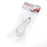 Piggy Back Extension Lead 1 Metre White 240V 10A Max Load 2400W – image 3
